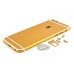 Colorful Metal Rear Housing Cover for iPhone 6 4.7 inch - Gold