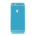 Colorful Metal Rear Housing Cover for iPhone 6 4.7 inch - Light Blue