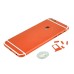 Colorful Metal Rear Housing Cover for iPhone 6 4.7 inch - Orange