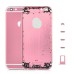 Colorful Metal Rear Housing Cover for iPhone 6 4.7 inch - Pink