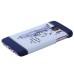 Colorful Painted Hard Back PC Shell Case Cover for Samsung Galaxy S7 G930 - Blue Feather