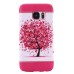 Colorful Painted Hard Back PC Shell Case Cover for Samsung Galaxy S7 G930 - Sweet Pink Heart Tree