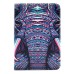 Colorful Picture Printed Artistic Elephant Wallet Card Slot Stand Leather Smart Case For iPad Mini 1 / 2 / 3