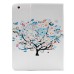 Colorful Picture Printed Blooming Tree Wallet Card Slot Stand Leather Smart Case For iPad 2 / 3 /4