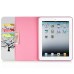Colorful Picture Printed Blooming Tree Wallet Card Slot Stand Leather Smart Case For iPad 2 / 3 /4