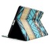 Colorful Picture Printed Blue Yellow Tribe Wallet Card Slot Stand Leather Smart Case For iPad 2 / 3 /4