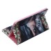 Colorful Picture Printed Mysterious Lady Wallet Card Slot Stand Leather Smart Case For iPad Mini 4