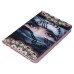 Colorful Picture Printed Mysterious Lady Wallet Card Slot Stand Leather Smart Case For iPad Mini 4