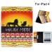 Colorful Picture Printed The Lion King Wallet Card Slot Stand Leather Smart Case For iPad 2 / 3 /4