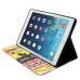 Colorful Picture Printed The Lion King Wallet Card Slot Stand Leather Smart Case For iPad Air (iPad 5)