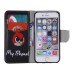 Colorful Printed PU Leather Flip Wallet Stand Case With Card Slots For iPhone 6/6s Plus - Angry Bird