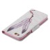 Colorful Printed PU Leather Flip Wallet Stand Case With Card Slots For iPhone 6/6s Plus - Two feather