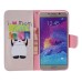 Colorful Printed PU Leather Flip Wallet Stand Case With Card Slots for Samsung Galaxy Note5 - Cute Panda