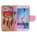 Colorful Printed PU Leather Flip Wallet Stand Case With Card Slots for Samsung Galaxy S6 - Dreamcatcher