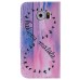 Colorful Printed PU Leather Flip Wallet Stand Case With Card Slots for Samsung Galaxy S6 - hakuma matata