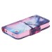 Colorful Printed PU Leather Flip Wallet Stand Case With Card Slots for iPhone 4 / 4s -  SUMMER I LOVE