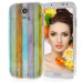 Colorful Vertical Stripes Pattern Waterdrops Design Hard Case For Samsung Galaxy S4 i9500
