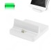 Compact Docking Station Adapter For iPhone5 iPad 4 iPad Mini - White
