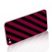 Contrast Color Twill Pattern Glass iPhone 4 Backplate - Red / Black