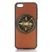 Cool 3D Sun Wheel Pattern Protective TPU Back Case Cover for iPhone 6 / 6s Plus - Brown