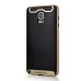 Cool Armor TPU Case with Solid Bumper for Samsung Galaxy Note 4 - Gold