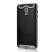 Cool Armor TPU Case with Solid Bumper for Samsung Galaxy Note 4 - Silver