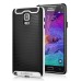 Cool Armor TPU Case with Solid Bumper for Samsung Galaxy Note 4 - White