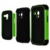 Cool Hive Design Silicone And Plastic Hard Case For Samsung Galaxy S3 Mini I8190 - Green