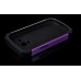 Cool Hive Design Silicone And Plastic Hard Case For Samsung Galaxy S3 Mini I8190 - Purple