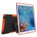 Cool Plastic TPU Case Cover With Stand Holder for iPad Pro 9.7 inch - Orange