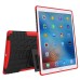 Cool Plastic TPU Case Cover With Stand Holder for iPad Pro 9.7 inch - Red