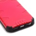 Cool Rhombus Pattern Sleek Hybrid PC and TPU Back Case Cover for iPhone SE / 5 / 5s - Red