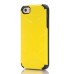 Cool Rhombus Pattern Sleek Hybrid PC and TPU Back Case Cover for iPhone SE / 5 / 5s - Yellow
