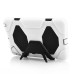 Cool Robot Silicone Stand Hard Case Cover For iPad Mini iPad Mini 2 iPad Mini 3 - White