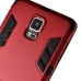 Cool Solid Iron Bear Design Hybrid PC and TPU Stand Case for Samsung Galaxy Note 4 - Red
