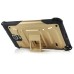 Cool Tough Armor Stand TPU and PC Hybrid Case for Samsung Galaxy Note 4 - Gold
