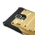 Cool Tough Armor Stand TPU and PC Hybrid Case for Samsung Galaxy Note 4 - Gold