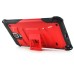 Cool Tough Armor Stand TPU and PC Hybrid Case for Samsung Galaxy Note 4 - Red