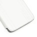 Craquelure Stand Magnetic Switch Leather Case for Samsung Galaxy Note 4 - White