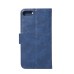 Crazy Horse Design Magnetic Stand Flip Leather Case for iPhone 7 - Blue
