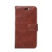 Crazy Horse Design Magnetic Stand Flip Leather Case for iPhone 7 - Coffee