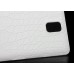 Crocodile Grain Texture Leather Coated Battery Door Back Cover For Samsung Galaxy Note 3 N9000 N9005 N9006 - White