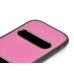 Cross Grain Folio TPU Jelly Case Flip Cover With Screen View For Samsung Galaxy S3 i9300 - Magenta