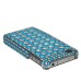 Cube Diamond Rhinestone Hard Case For iPhone 4 / 4S - Blue