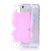 Cute Hello Kitty Bowknot Design Clear PC Rhinestone Hard Case Cover With Mirror For iPhone 5 iPhone 5s - Blue