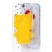 Cute Hello Kitty Bow knot Design Clear PC Rhinestone Hard Case Cover With Mirror For iPhone 5 iPhone 5s - Red