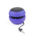 Cute Mini Stretch Speaker For Mp3 Mp4 iPod Smartphones Tablets And PC - Purple