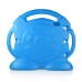 Cute Smile Face Shockproof Stand EVA Foam Silicone Case for iPad Mini - Blue
