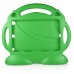 Cute Smile Face Shockproof Stand EVA Foam Silicone Case for iPad Mini - Green