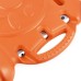 Cute Smile Face Shockproof Stand EVA Foam Silicone Case for iPad Mini - Orange
